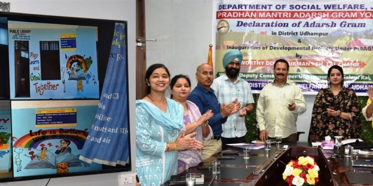 DDC Chairperson, DC e-inaugurate development projects under PMAGY Scheme in Udhampur