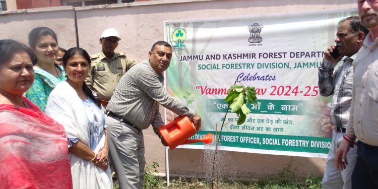 Plantation drive held at Govt. Polytechnic for Women, Jammu