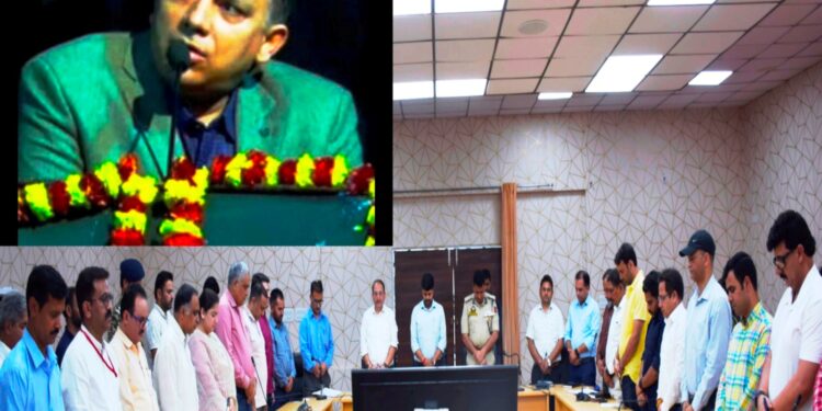 District Adm Kishtwar condoles demise of Bharat Singh Manhas, Secretary JKAACL