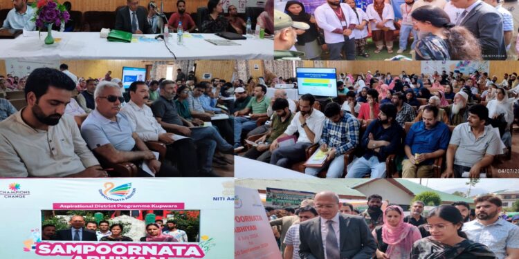 Anurag Goyal launches Sampoornata Abhiyan in Kupwara