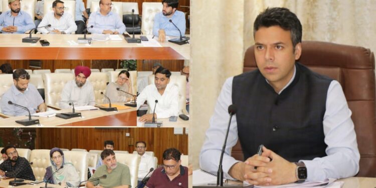 DC Srinagar convenes Capex Budget meeting for FY 2024-25; reviews status of Estimate preparation of works