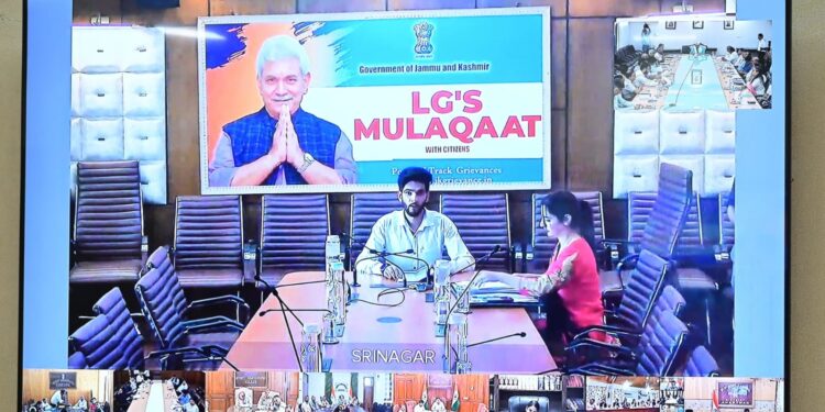 “LG’s Mulaqaat” Lt Governor interacts with citizens; several cases disposed on the spot
