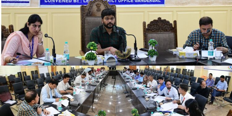 DDC Ganderbal chairs DLRC/DCC meeting
