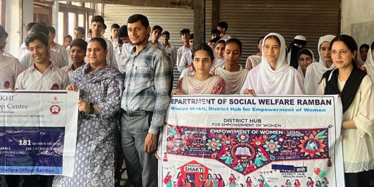 SWD Ramban hosts Legal Awareness Program at Ramban Public High School