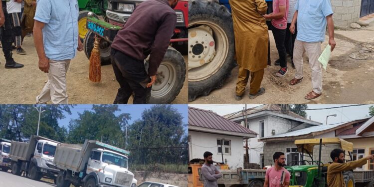 DMO Shopian acts tough against Illegal Mining