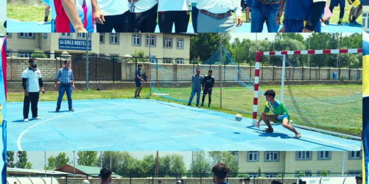 Inter-Zone Handball Competition commences in Ganderbal