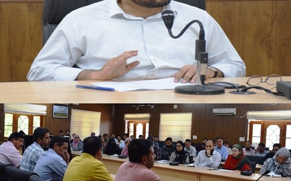 DC Budgam reviews progress under District Capex Plan