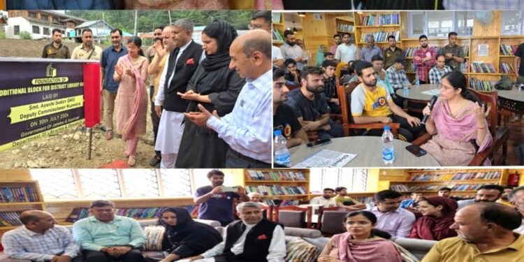 Ayushi Sudan inaugurates modern Reading Hall of District Library Kupwara