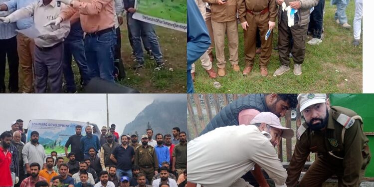 Swachhata Pakhwada: Cleanliness, Plantation drive held at Sonmarg
