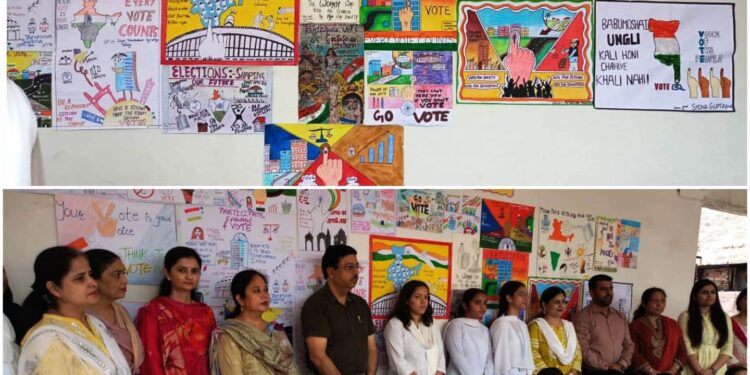 Assembly Elections- 2024 GCW G-Nagar starts series of awareness activities under SVEEP