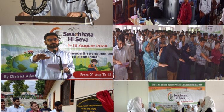 DC Budgam launches ‘Swachhta Pakhwada ’ campaign in the district