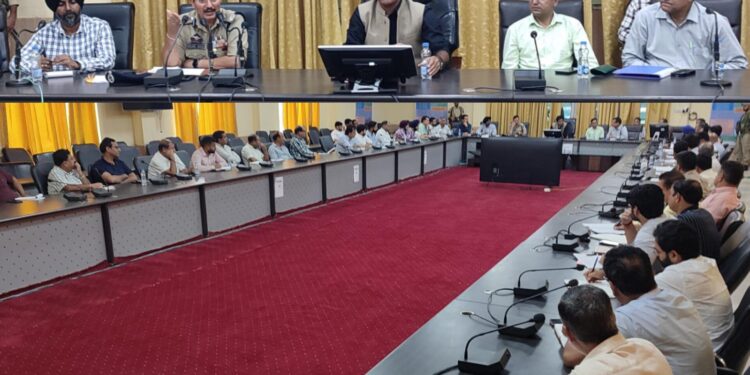 DEO Ramban reviews election preparedness for smooth conduct of Assembly Polls