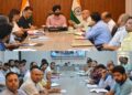 DC Doda reviews progress under Jal Jeevan Mission, emphasises timely completion of targets
