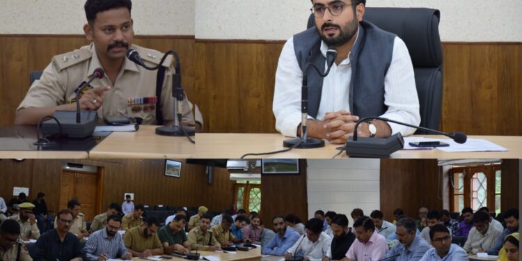 Assembly Elections-2024: DEO Budgam calls for strict implementation of Model Code of Conduct Chairs meeting of Civil & Police Officers