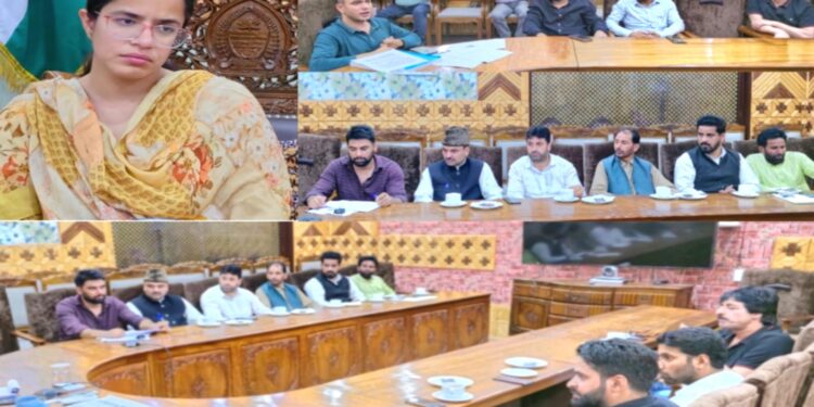 DEO Kupwara convenes meeting with representatives of political parties