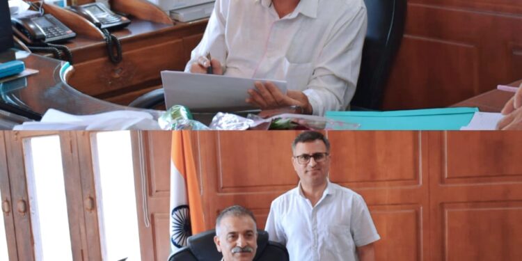 Manzoor Ahmad Qadri assumes charge as Deputy Commissioner of Bandipora