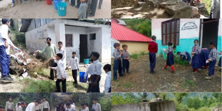 Cleanliness Drive continues across all schools of Doda District Under ‘Swachhta Pakhwada’2024