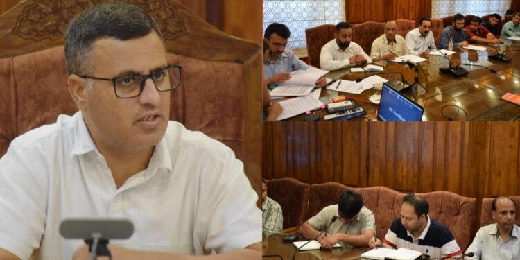 DC Bandipora chairs meeting to discuss strategies for Declaration of Drug-Free District, Panchayats, ULBs