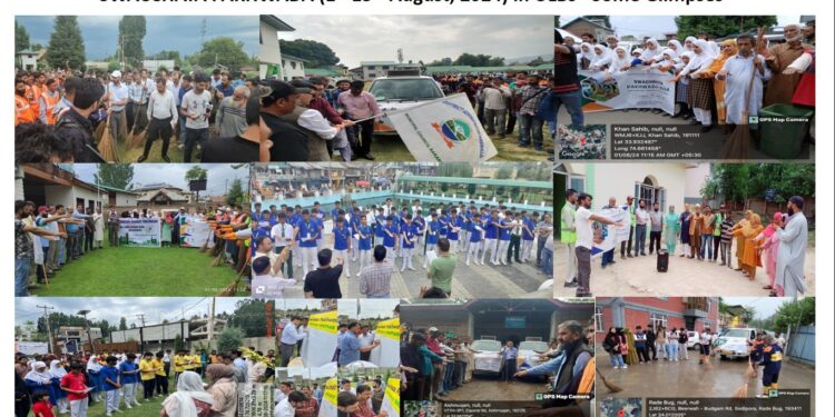 ‘Swachhata Pakhwada’ campaign witnesses enthusiastic public participation across all ULBs of Kashmir