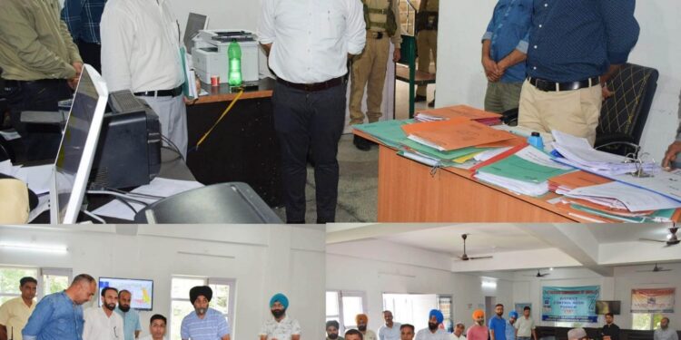 Assembly Elections- 2024 DEO Poonch reviews facilities, addresses deficiencies at 24×7 Election Control Room