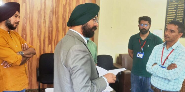 Assembly Elections- 2024 DEO Doda inspects RO Office at AC 51-Bhaderwah