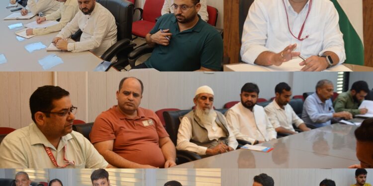 Assembly Elections-2024 Doda: General Observer discusses Election matters with Political representatives; inspects strong Room, other facilities at Thathri