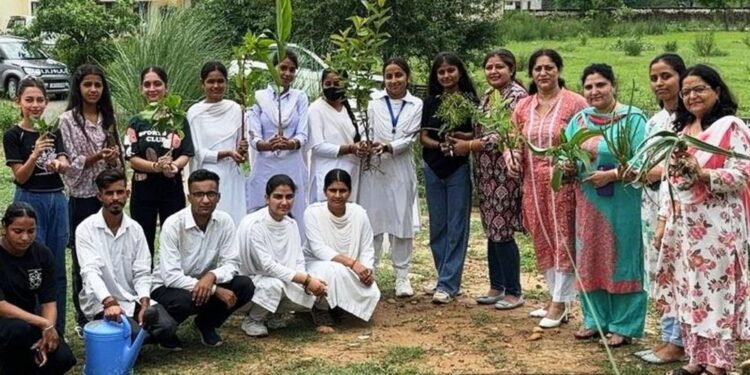 GDC Vijaypur culminates three days plantation drive
