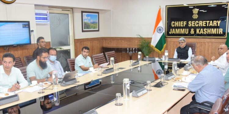 CS reviews promotion of culture & allied activities in J&K
