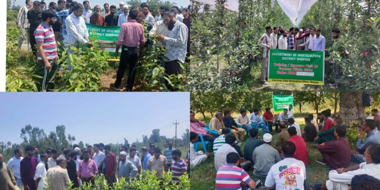 Horticulture Department conducts Awareness Program for Horticulturists of Shopian at Zainapora