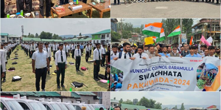 DC B’la launches Swachhta Pakhwada with Vibrant Tiranga Rally & Swachhta Activities Across the District