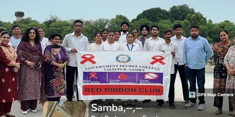 Assembly Elections- 2024 GDC Vijaypur launches 2- day IEC campaign on AIDS awareness