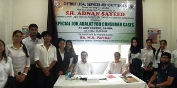 DLSA Samba organises Special Lok Adalat to settle Consumer Cases