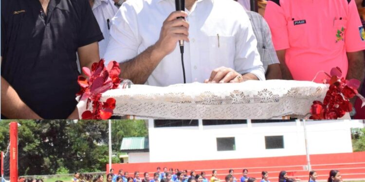 Assembly Elections- 2024 DEO inaugurates Inter-District Football Tournament for girls under SVEEP