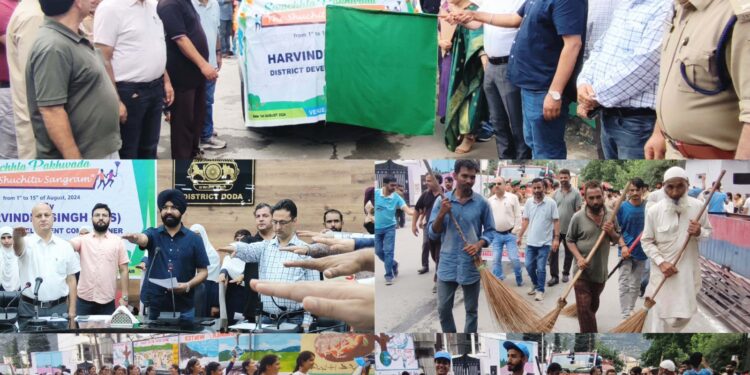 Harvinder Singh inaugurates Swachhta Pakhwada “The Shuchita Sangram” in Doda