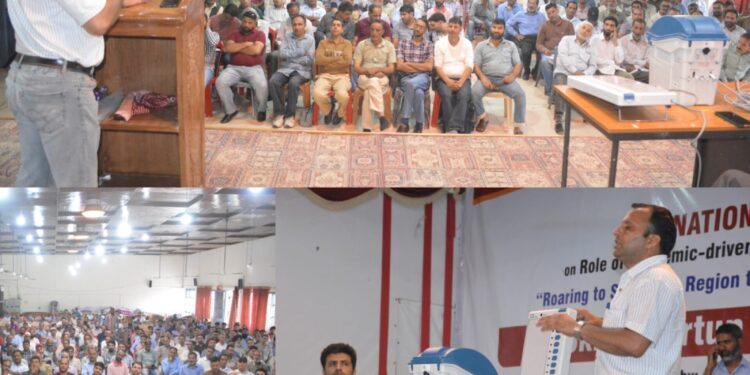 Assembly Elections- 2024 DEA Srinagar holds Rigorous Training Sessions for Government Employees across District