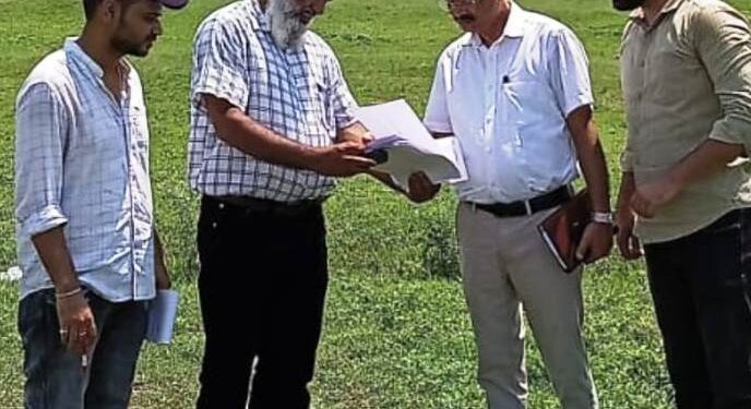 JKRERA conducts inspection of unauthorized plotted colonies