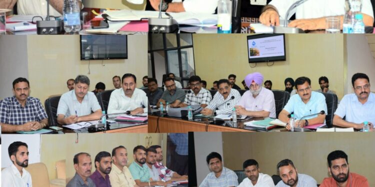 DC Poonch, MD JJM review implementation of Jal Jeevan Mission in the district