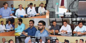 DEO Poonch holds meeting of ROs, AROs to review election preparedness