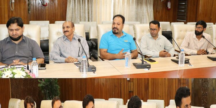 Div Com Kashmir reviews progress of 2nd Special Summary Revision in Srinagar