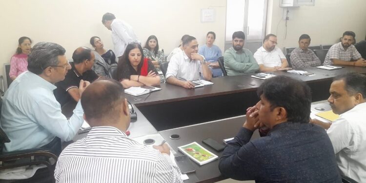 Dr Karwani reviews status of ongoing developmental works in migrant camps at Jammu