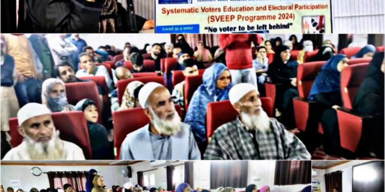 Assembly Elections-2024 SVEEP: Mega Voter Awareness event held at SKUAST Shuhama