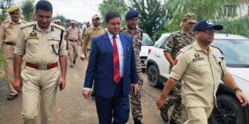 DM takes stock of logistics in Police Lines Kishtwar