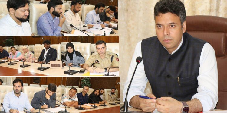 DC Srinagar chairs District Level Committee meeting of NCORD
