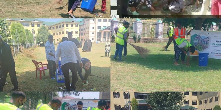 Swachhata Pakhwada: Municipalities across Bandipora engaged in promoting cleanliness, sanitation