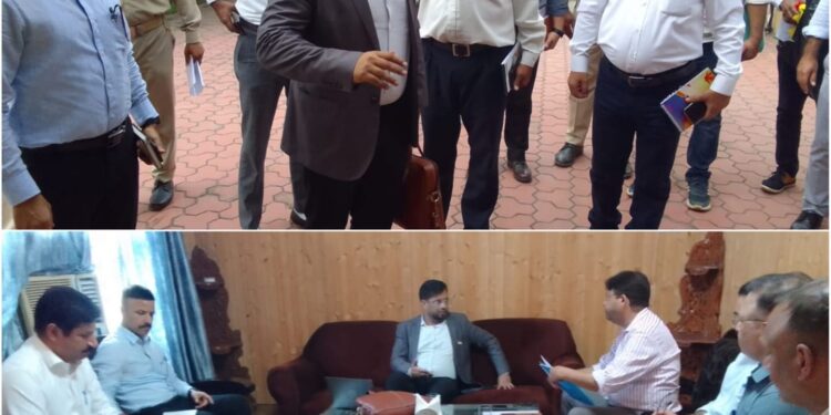 Abhishek Sharma assumes charge as DC Rajouri; Reviews preparations for upcoming Legislative Assembly Elections