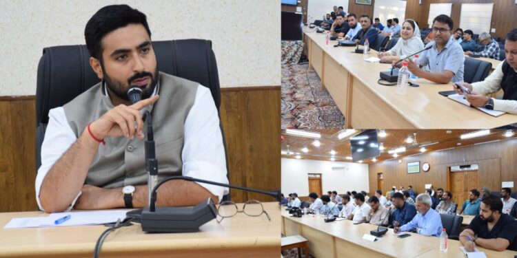 Assembly Elections- 2024 DEO Budgam takes review of MCC, Expenditure, FST, SST, VST, VVT teams of District