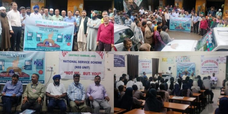 Assembly Elections- 2024: Ramban Admin intensifies voter awareness in Ramsoo Sub-Division