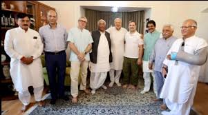 After hectic parleys, NC-Cong finally ink seat sharing pact