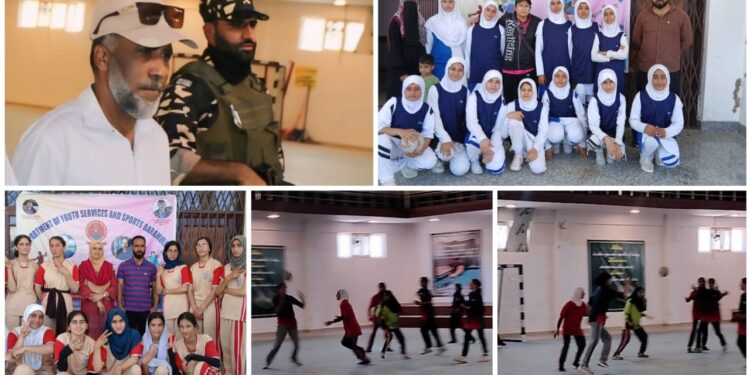 Under-14 Girls Handball Competition Kicks Off at Indoor Stadium Baramulla