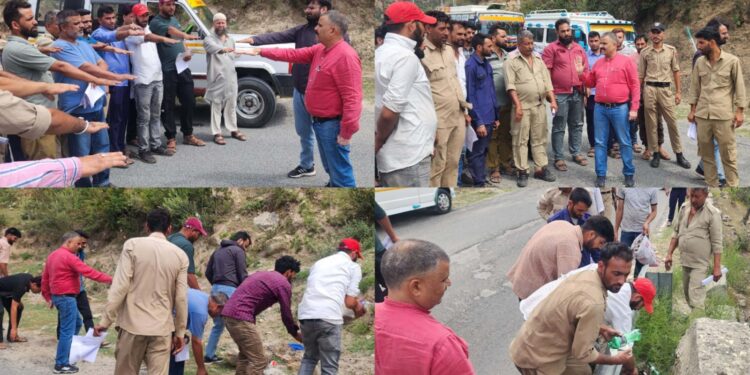 MVD Doda launches cleanliness drive at Paryote Pul Doda